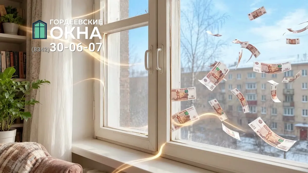 Кадр из ролика «Гордеевские окна — Деньги»